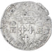 Coin, France, Henri IV, Douzain aux deux H, 1593, Clermont-Ferrand, 5th type