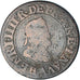 Moneda, Francia, Henri IV, Double Tournois, 1604, Paris, BC+, Cobre, CGKL:222