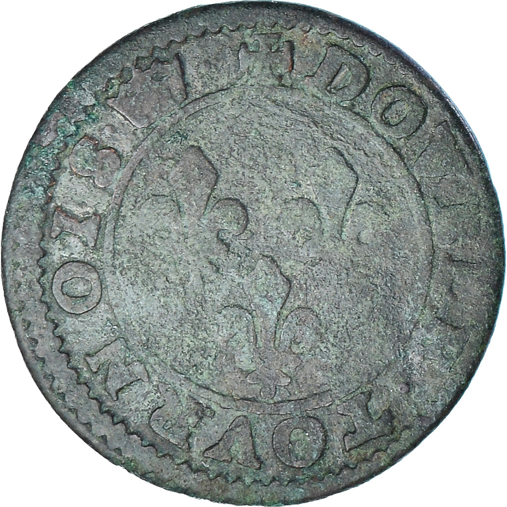 Munten, Frankrijk, Henri III, Double Tournois, Paris, FR, Koper, CGKL:86