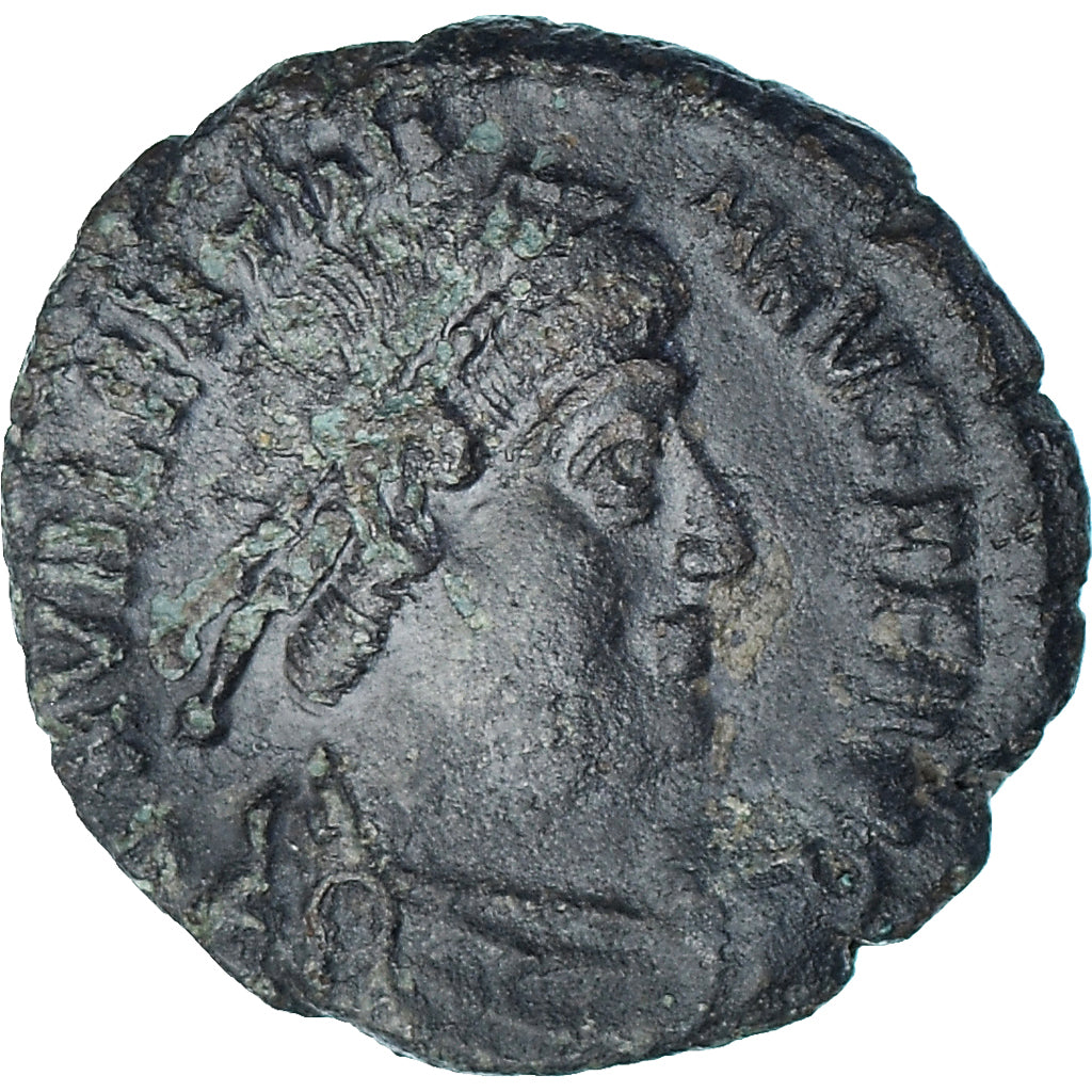 Coin, Valentinian I, Follis, 367-375, Siscia, EF(40-45), Bronze, RIC:14a