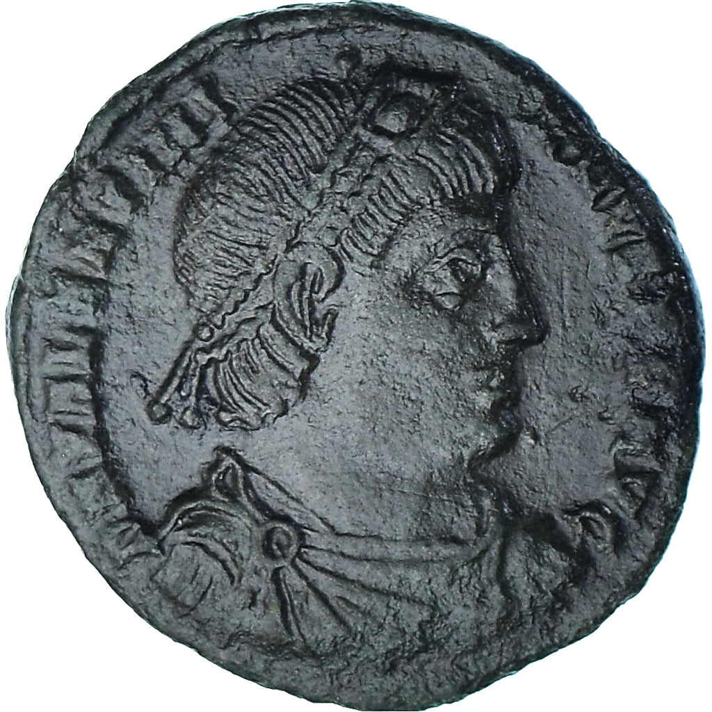 Coin, Valentinian I, Follis, 364-367, Siscia, AU(50-53), Bronze, RIC:7A