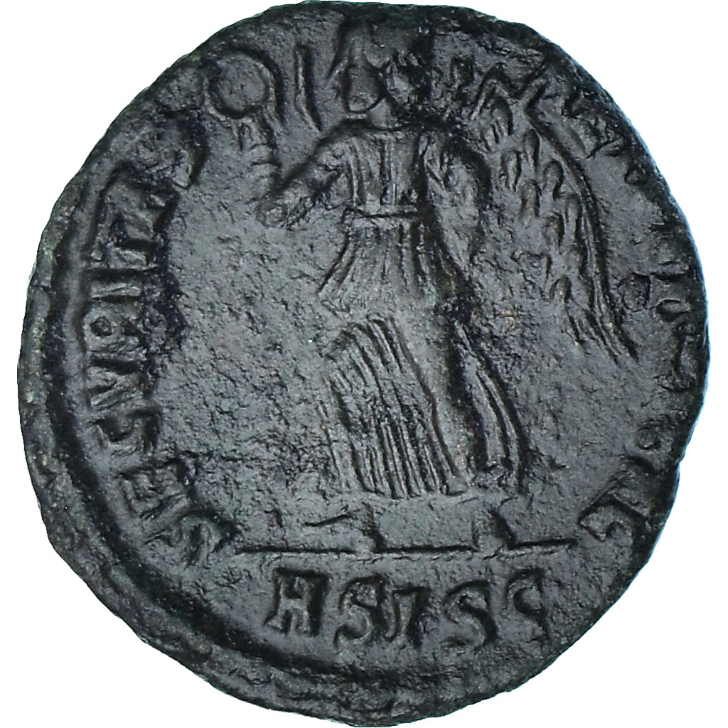 Coin, Valentinian I, Follis, 364-367, Siscia, AU(50-53), Bronze, RIC:7A