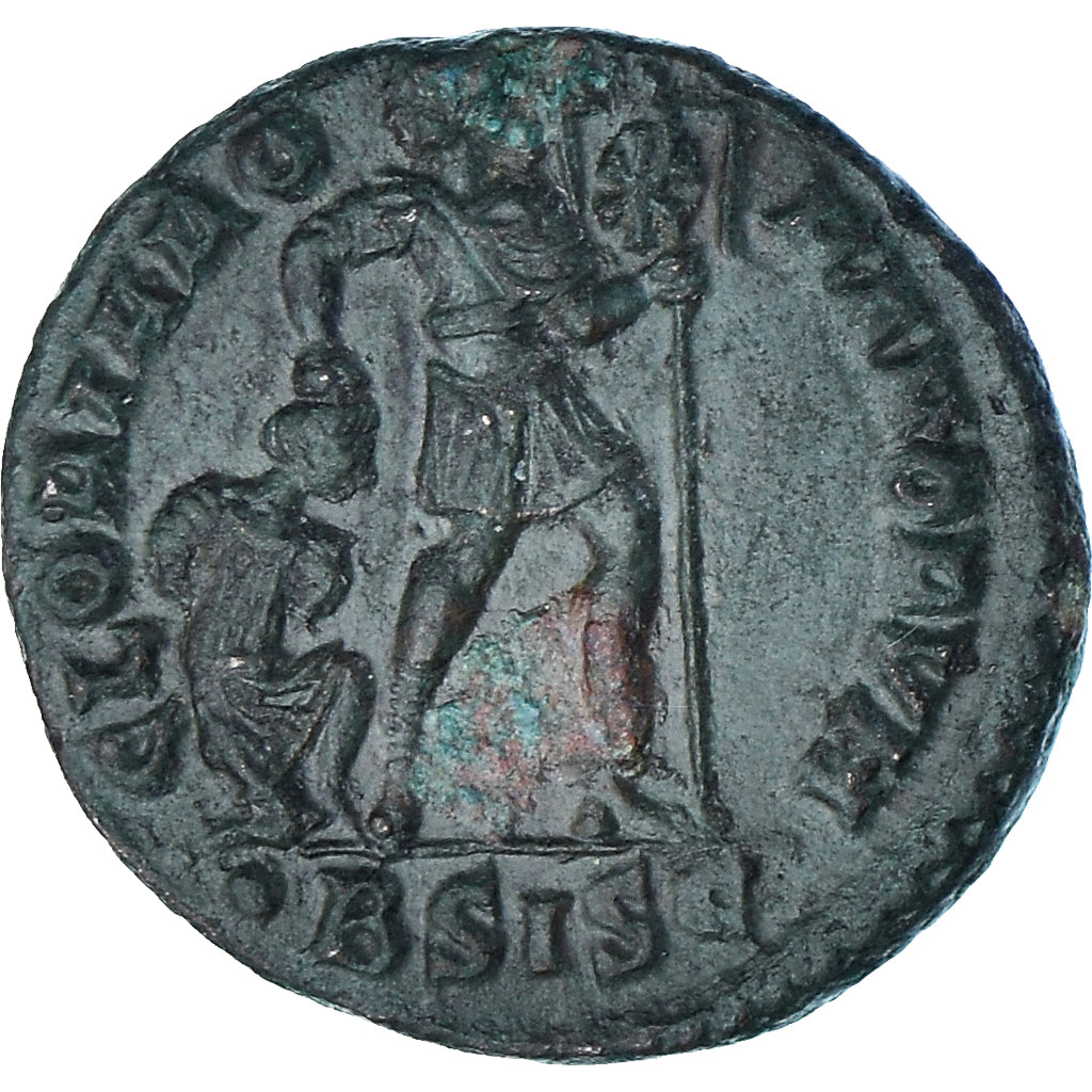 Moneta, Valens, Follis, 364-367, Siscia, BB+, Bronzo, RIC:5b