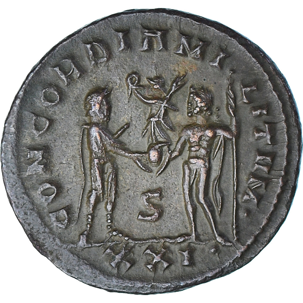 Coin, Maximianus, Antoninianus, 293, Cyzicus, AU(50-53), Billon, RIC:607