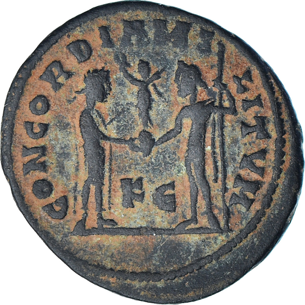 Coin, Maximianus, Fraction Æ, 295-299, Cyzicus, VF(30-35), Bronze, RIC:16b