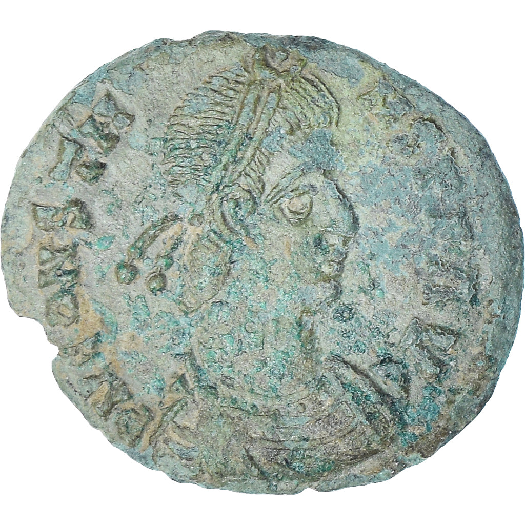 Coin, Constans, Follis, 348-350, Lugdunum, VF(30-35), Bronze