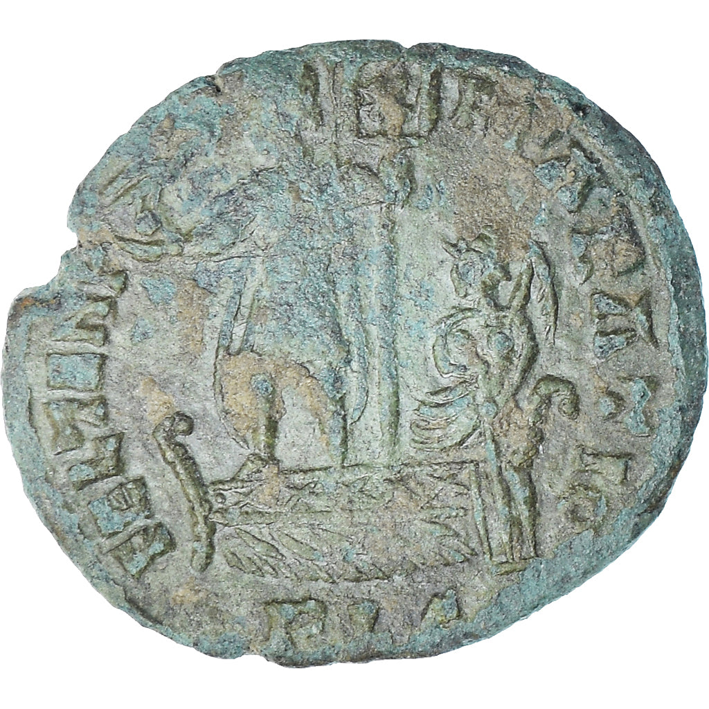 Coin, Constans, Follis, 348-350, Lugdunum, VF(30-35), Bronze