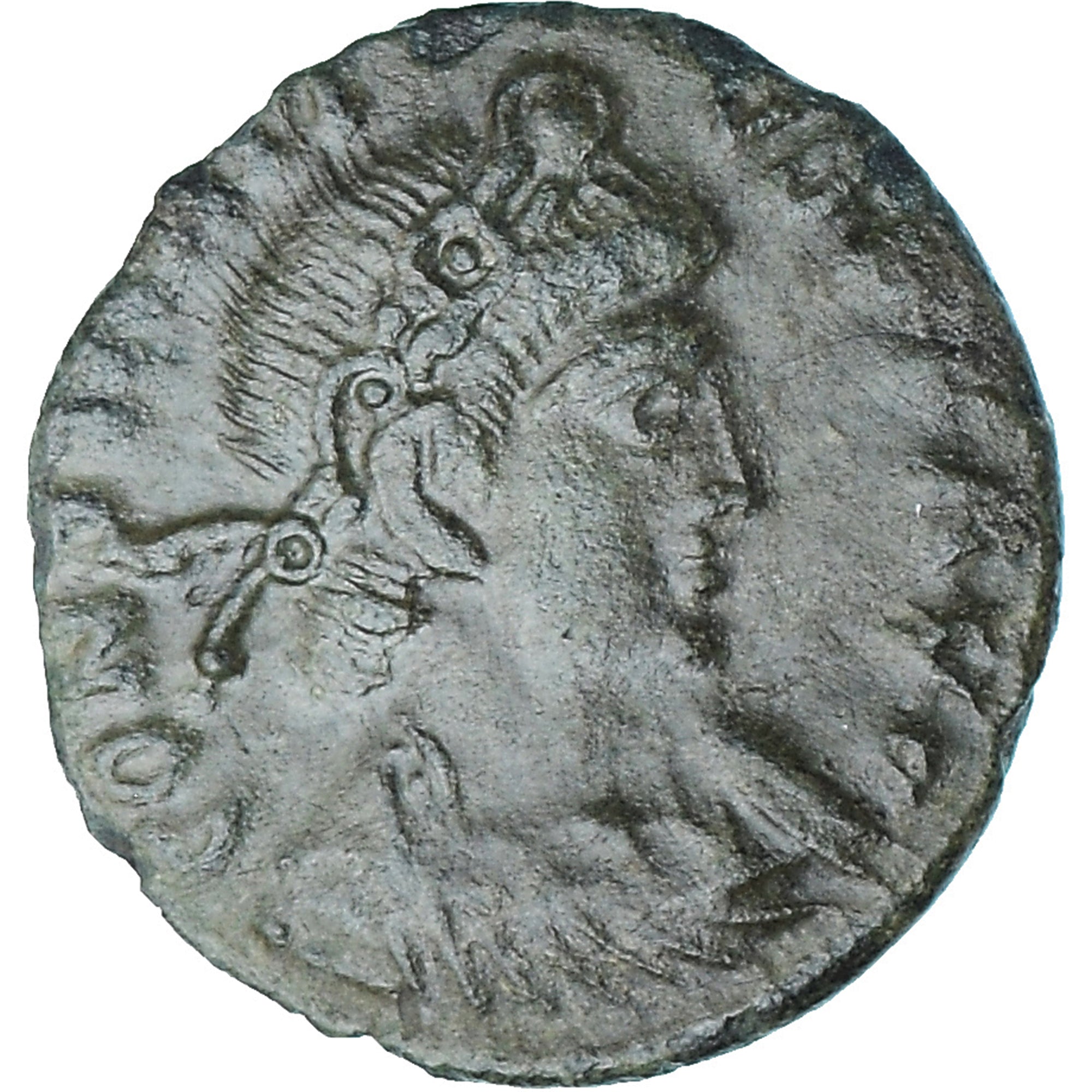 Coin, Constans, Follis, 337-350, Trier, EF(40-45), Bronze, RIC:111