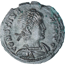 Moneta, Constans, Follis, 337-350, Trier, SPL-, Bronzo, RIC:111