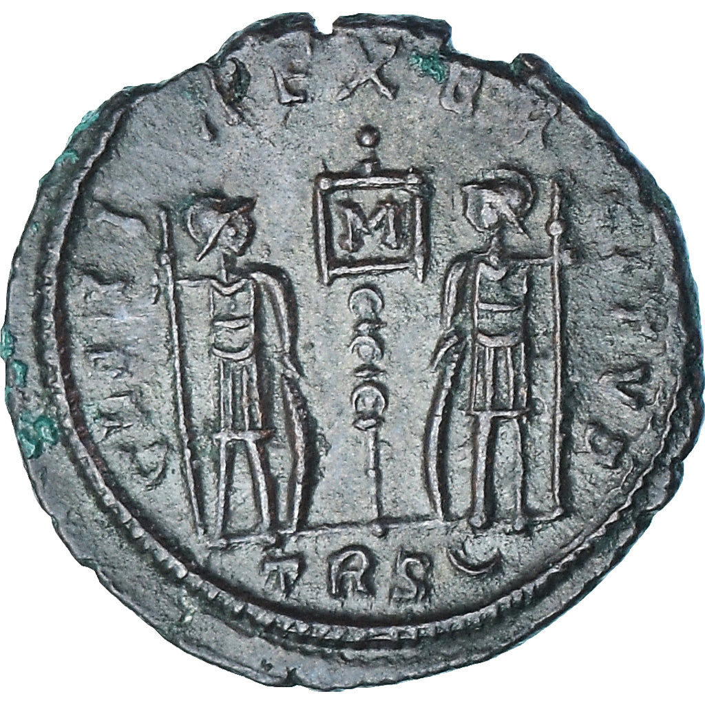 Moneta, Constans, Follis, 337-350, Trier, SPL-, Bronzo, RIC:111