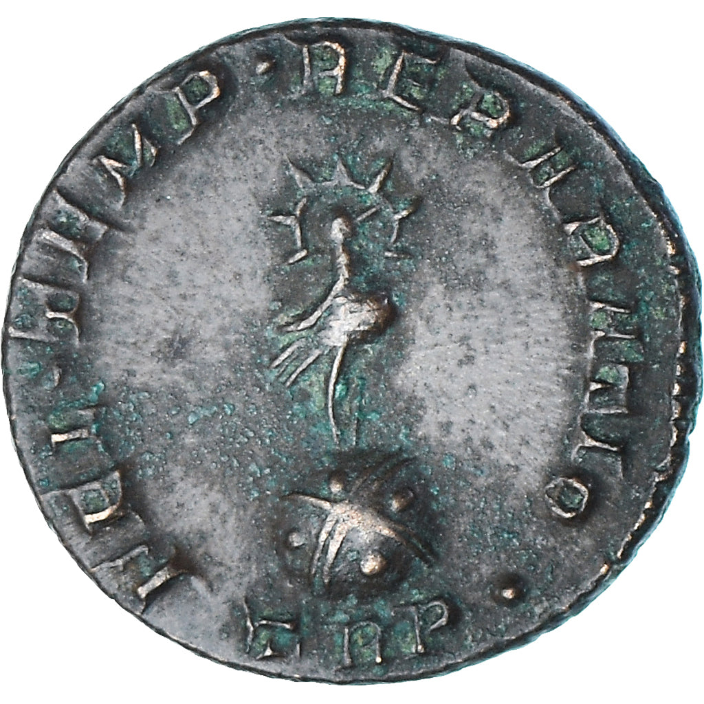 Coin, Constans, Follis, 337-350, Trier, AU(50-53), Bronze, RIC:234