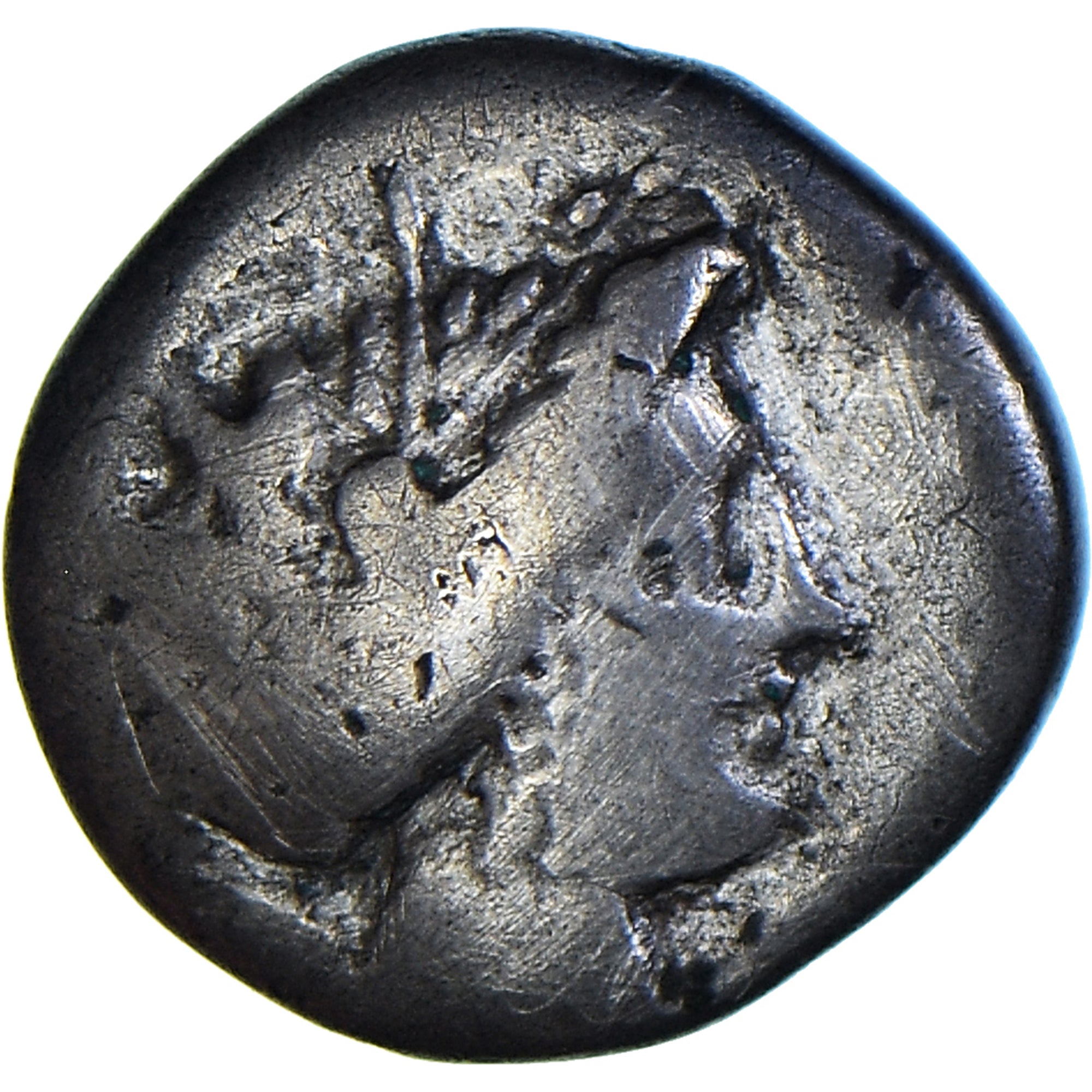 Monnaie, Cisalpine Gaul, Celto-Ligures, Drachme, ca. 3rd century BC, TB+