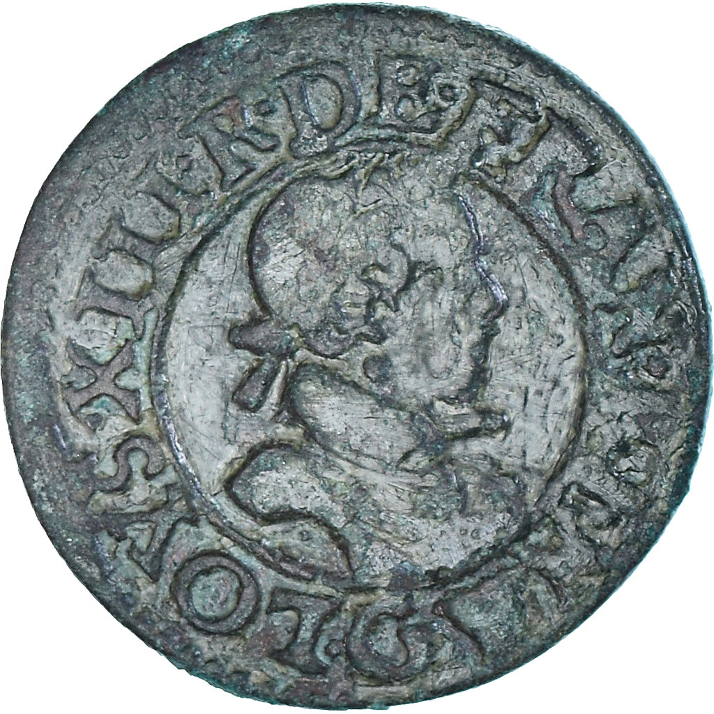 Munten, Frankrijk, Louis XIII, Double Tournois, 1620, Poitiers, FR, Koper