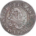 Moneda, Francia, Louis XIII, Double Tournois, 1626, Villeneuve-lès-Avignon