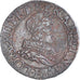 Francia, Louis XIII, Double Tournois, 1633, Tours, Rame, BB, CGKL:440