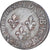 França, Louis XIII, Double Tournois, 1633, Tours, Cobre, EF(40-45), CGKL:440