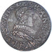 Monnaie, France, Louis XIII, Double Tournois, 1633, Tours, TB+, Cuivre, CGKL:440