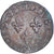 Moneda, Francia, Louis XIII, Double Tournois, 1633, Tours, MBC, Cobre, CGKL:440