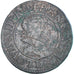 Coin, France, Louis XIII, Double Tournois, 1628, Lyon, VF(20-25), Copper