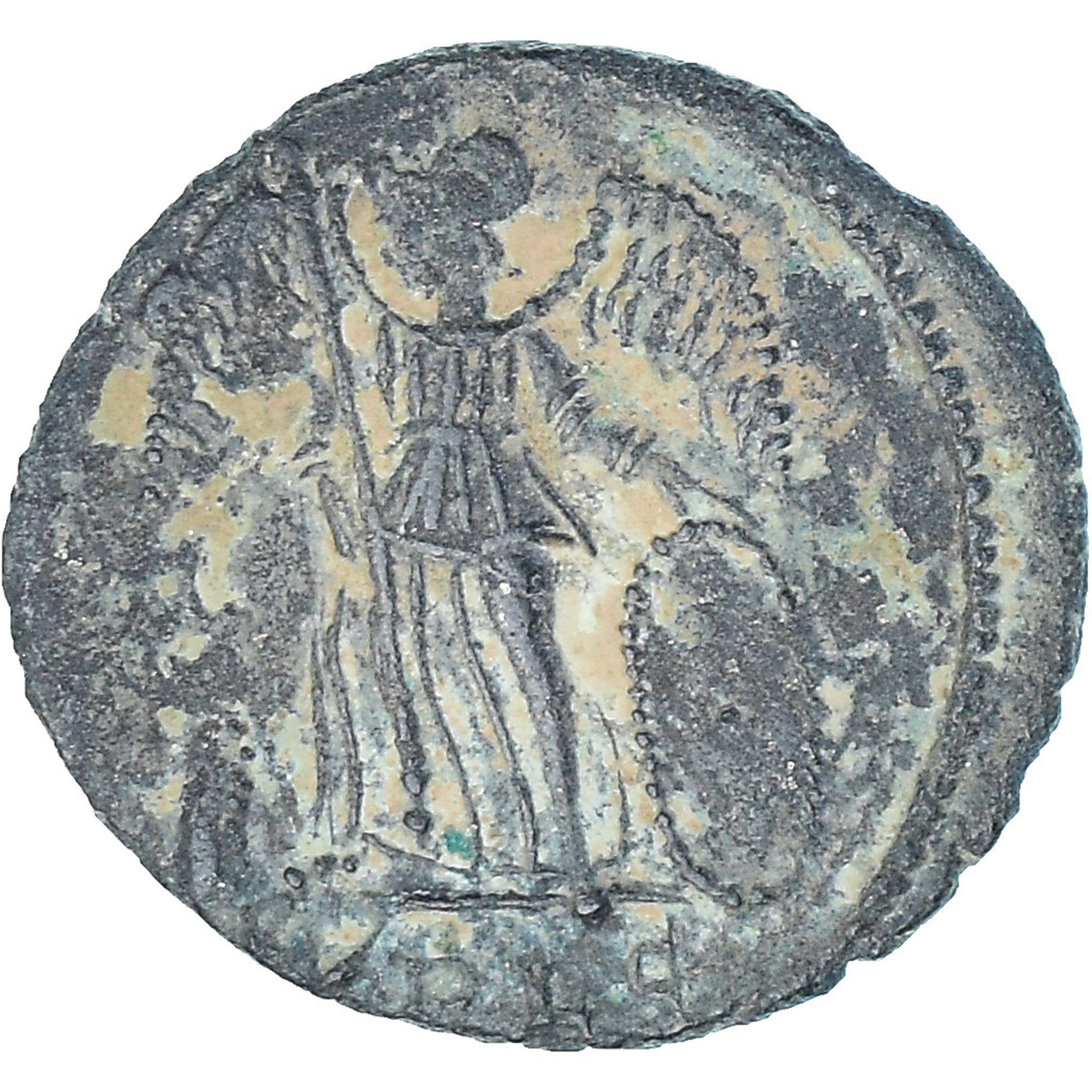 Coin, Constantinople, City Commemoratives, Follis, 330-333, Lugdunum, VF(30-35)