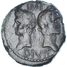 Coin, Nemausus, Augustus & Agrippa, As, 9-3 BC, Nîmes, VF(30-35), Bronze