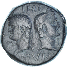 Coin, Nemausus, Augustus & Agrippa, As, 10-14 AD, Nîmes, VF(30-35), Bronze