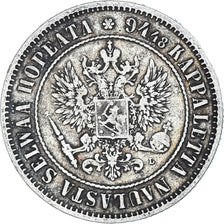 Coin, Finland, Alexander III, Markka, 1890, Helsinki, EF(40-45), Silver, KM:3.2