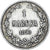 Moeda, Finlândia, Alexander III, Markka, 1890, Helsinki, EF(40-45), Prata