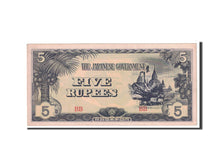 Burma, 5 Rupees, 1942, Undated, KM:15b, UNC(65-70)
