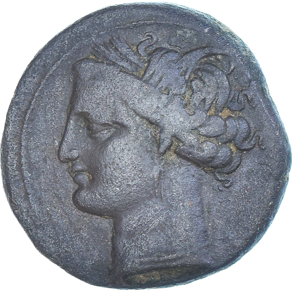 Monnaie, Zeugitana, Æ Unit, 300-264 BC, Carthage, TTB, Bronze, SNG-Cop:149