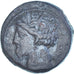 Moneta, Zeugitana, Æ Unit, 300-264 BC, Carthage, BB+, Bronzo, SNG-Cop:149