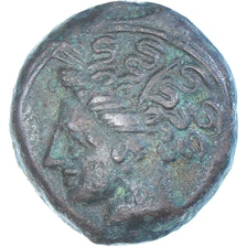 Coin, Zeugitana, Æ Unit, 300-264 BC, Carthage, AU(50-53), Bronze, SNG-Cop:109