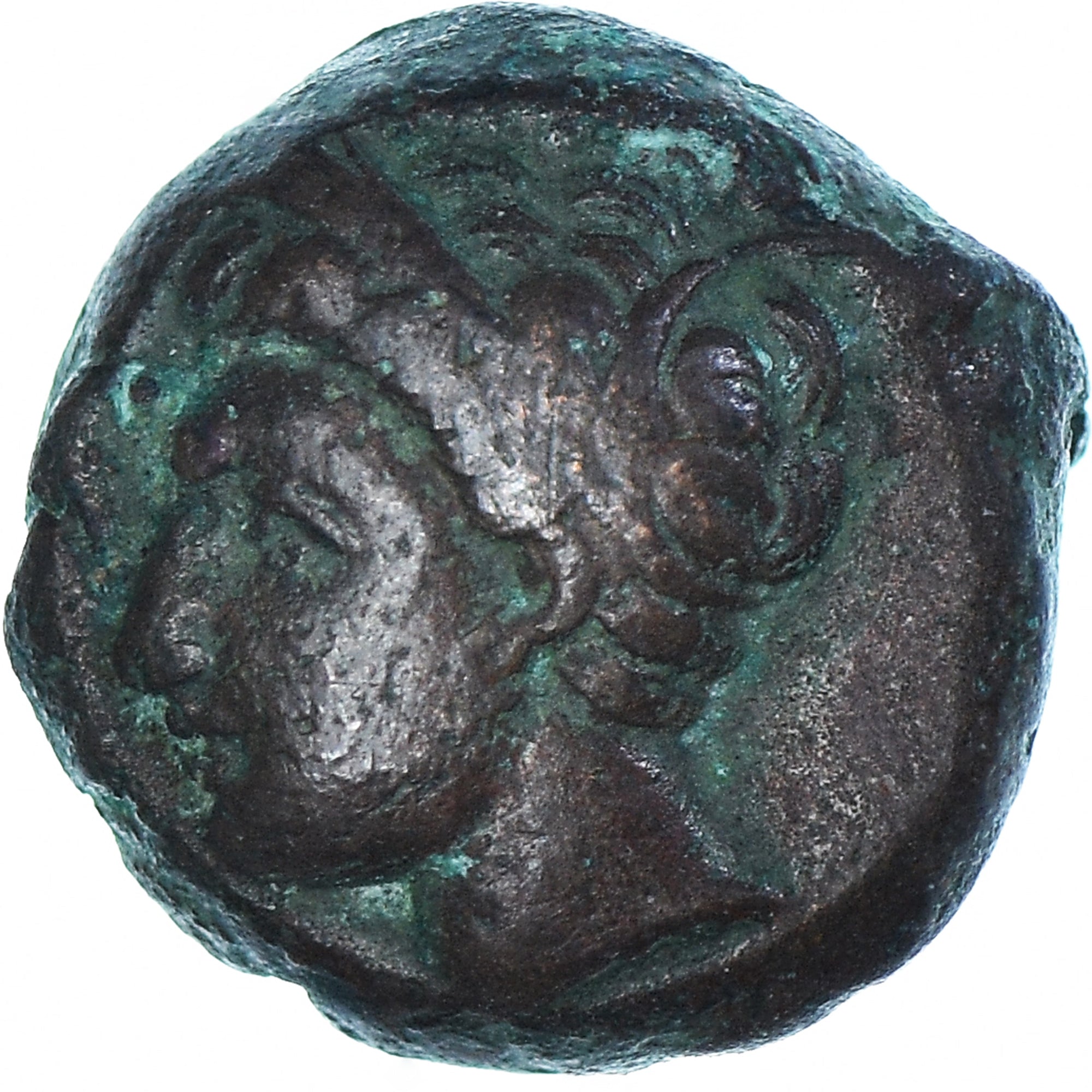 Munten, Zeugitana, Æ Unit, ca. 400-350 BC, Carthage, ZF, Bronzen, SNG-Cop:97