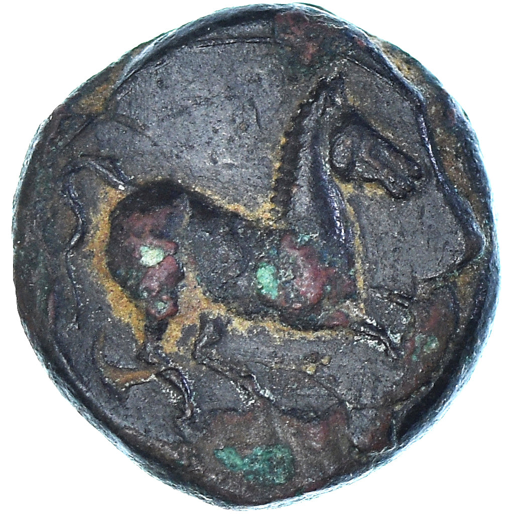 Münze, Zeugitana, Æ Unit, ca. 400-350 BC, Carthage, SS, Bronze, SNG-Cop:97