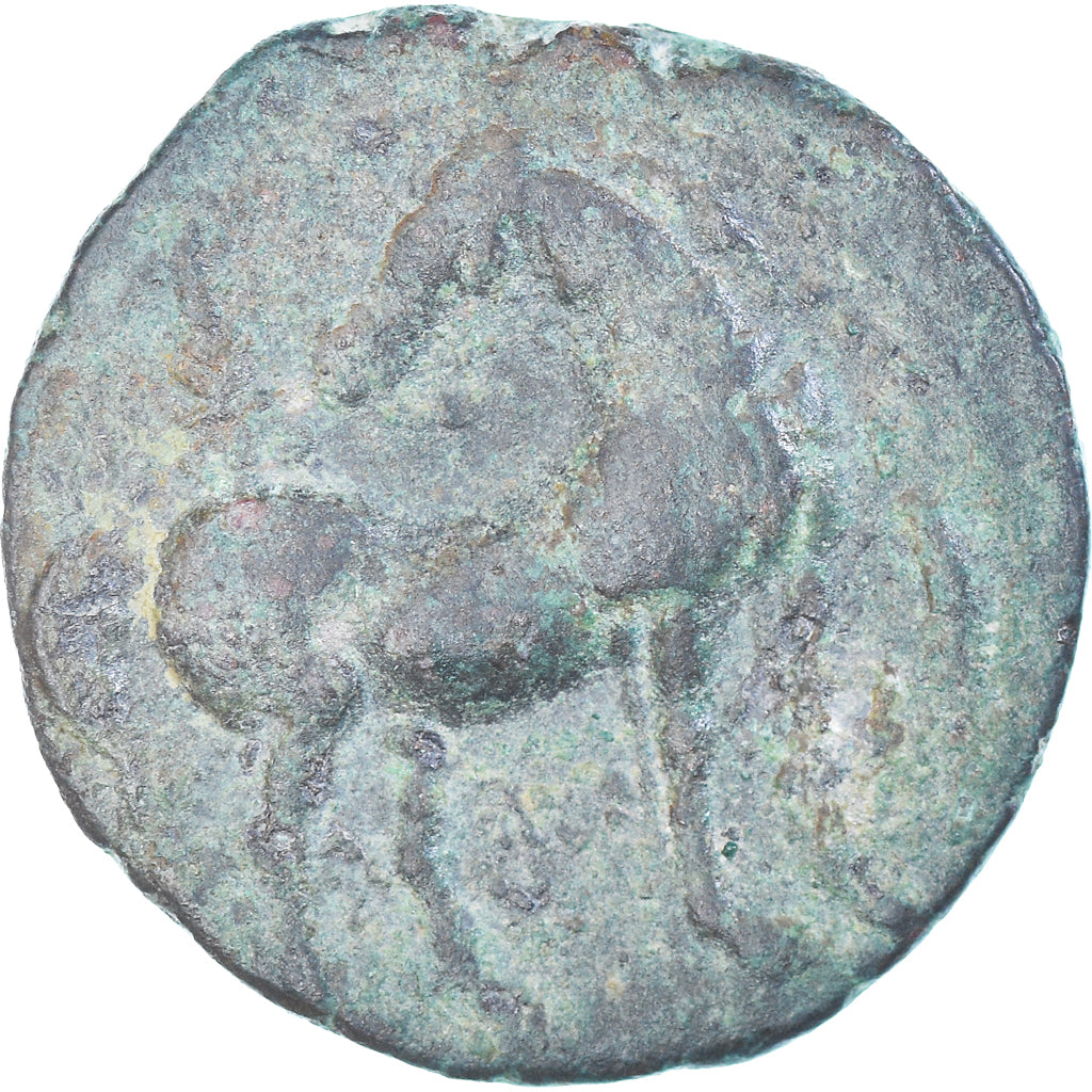 Munten, Zeugitana, Æ Unit, ca. 251-201 BC, Carthage, ZF, Bronzen, SNG-Cop:317-9