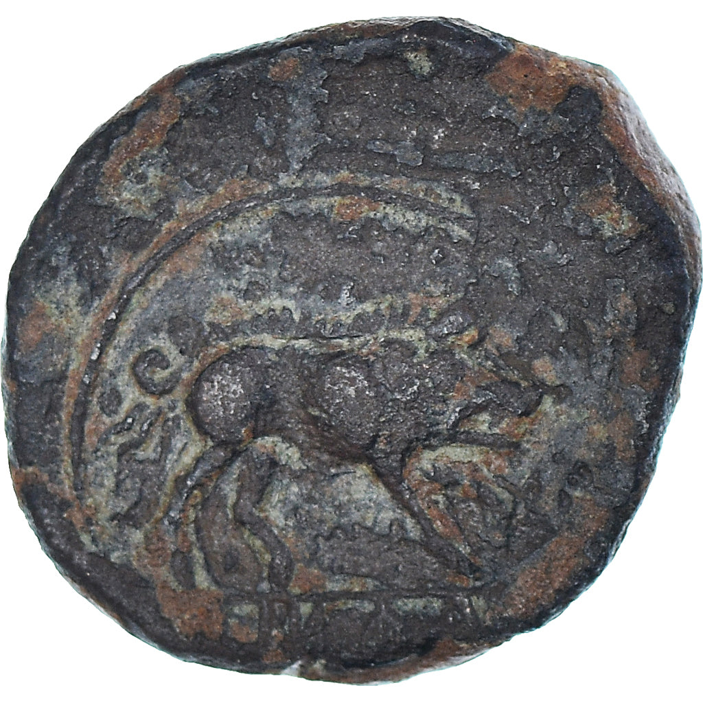 Coin, Iberia - Castulo, Quadrans, 2nd century BC, EF(40-45), Bronze