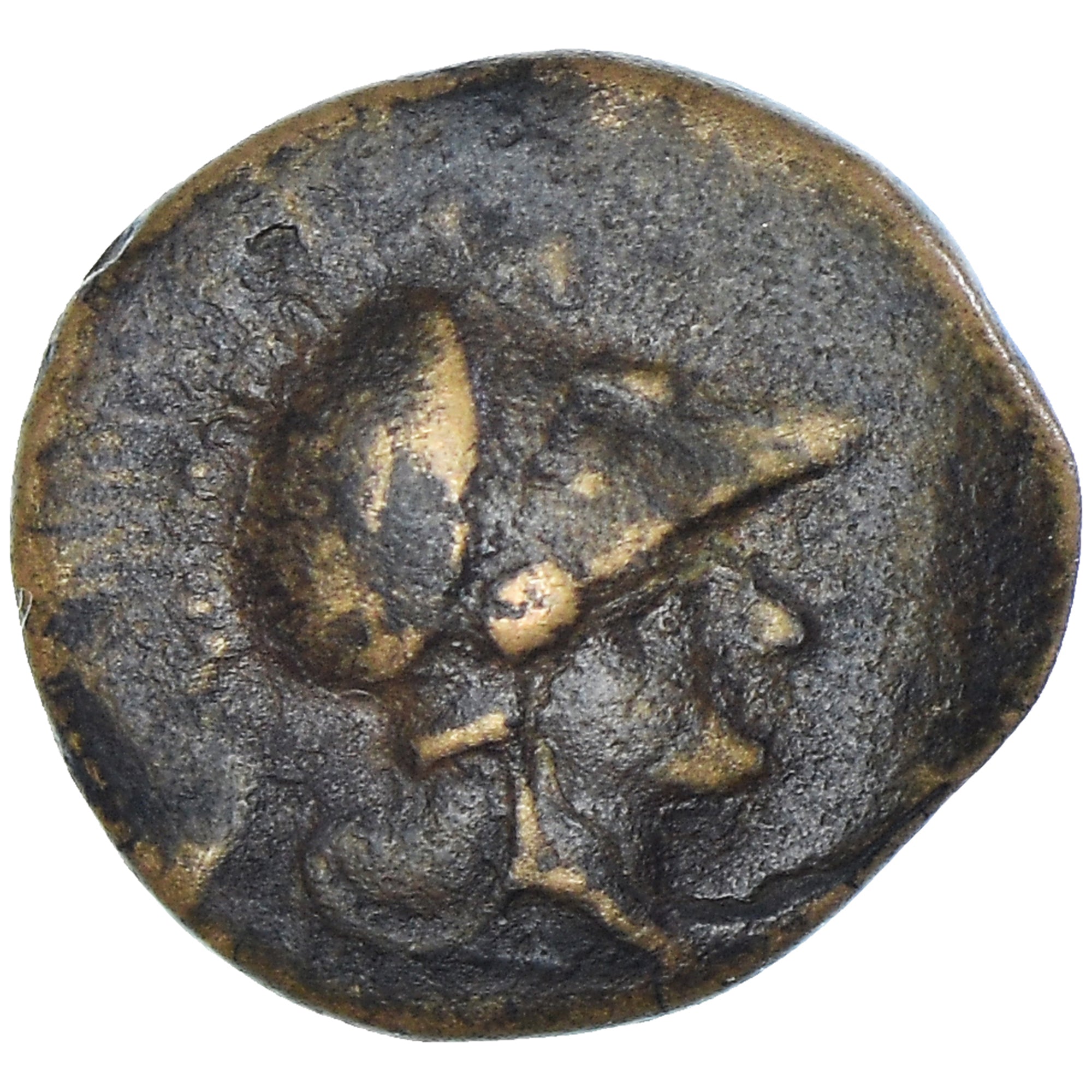 Münze, Lokris, Æ Unit, 4th century AD, Opuntii, SS, Bronze, HGC:4-983