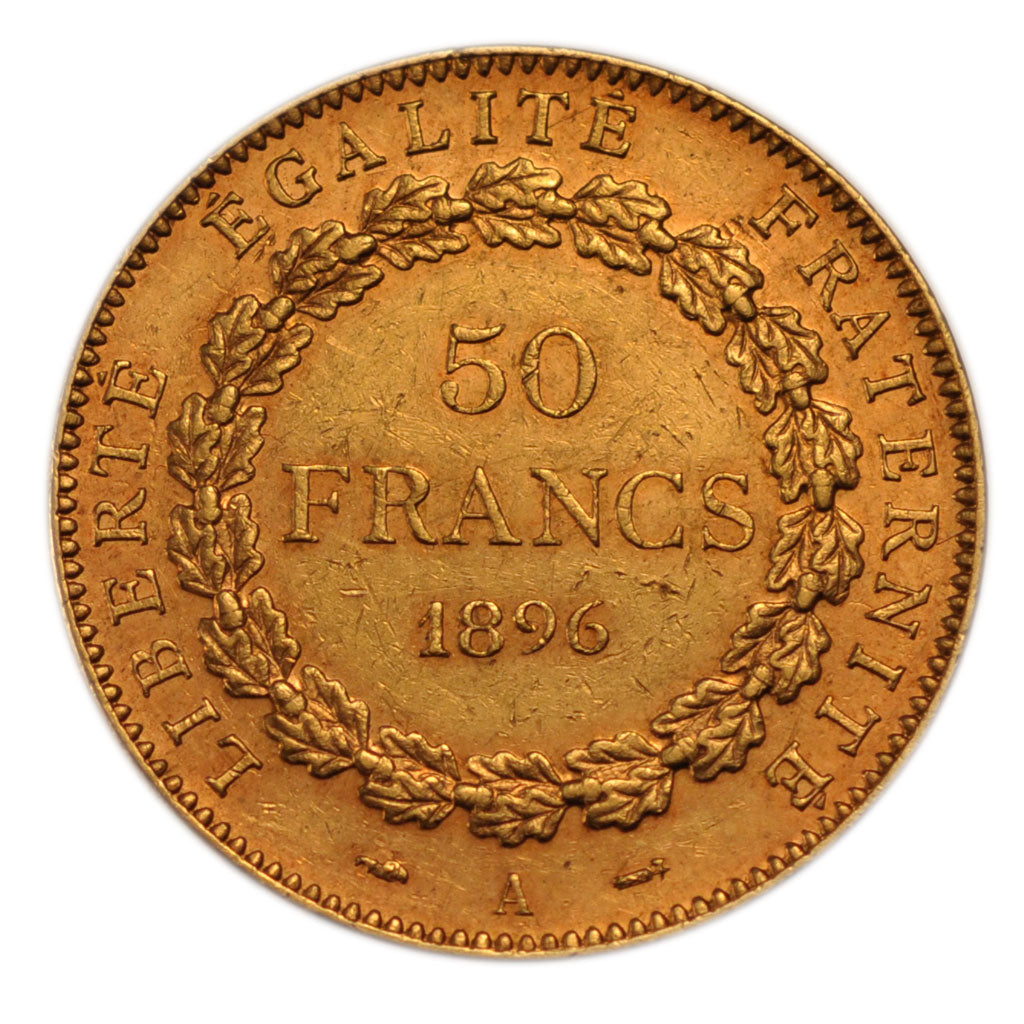 Francia, Génie, 50 Francs, 1896, Paris, SPL-, Oro, Gadoury:113