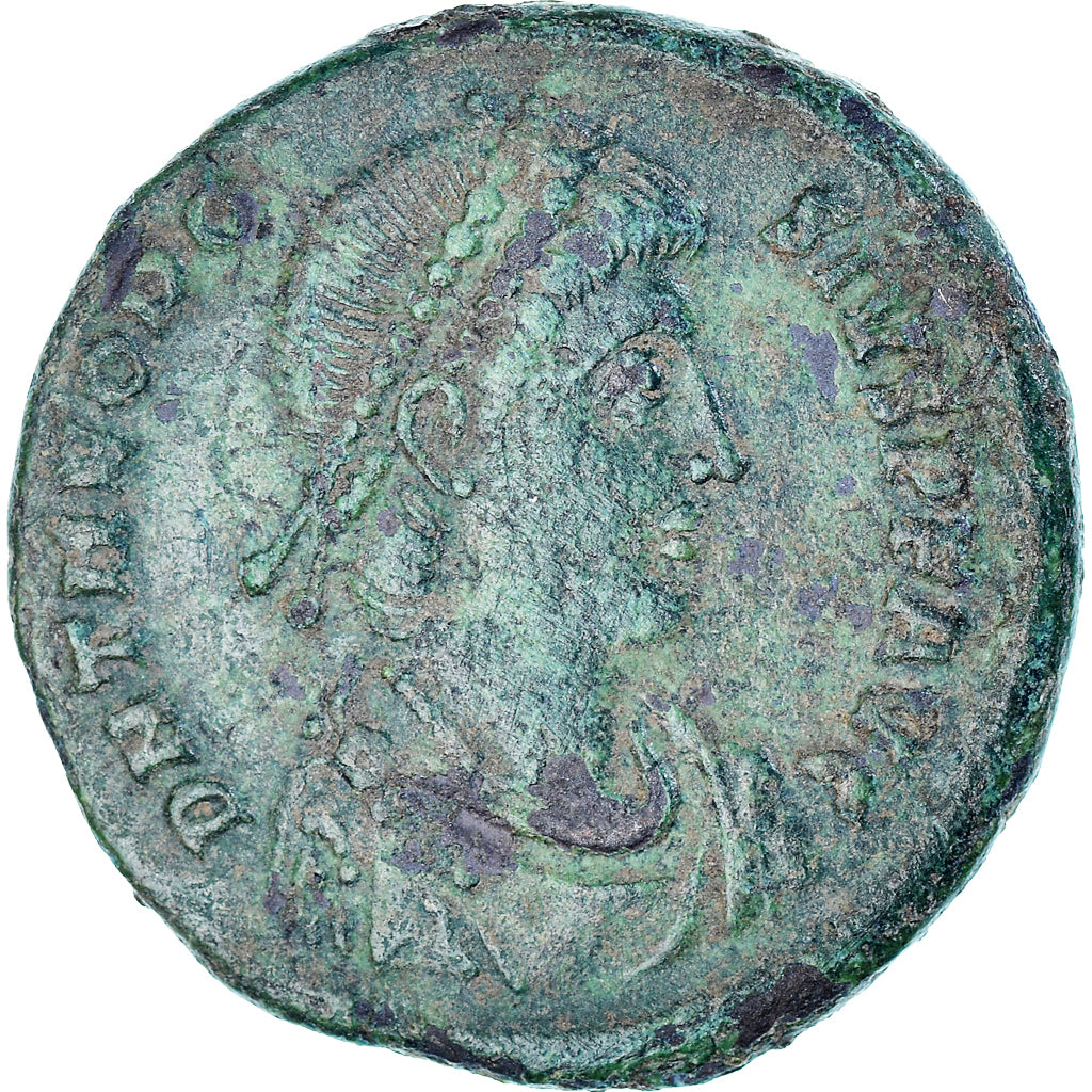 Coin, Theodosius I, Follis, 378-383, Antioch, VF(30-35), Bronze, RIC:42e
