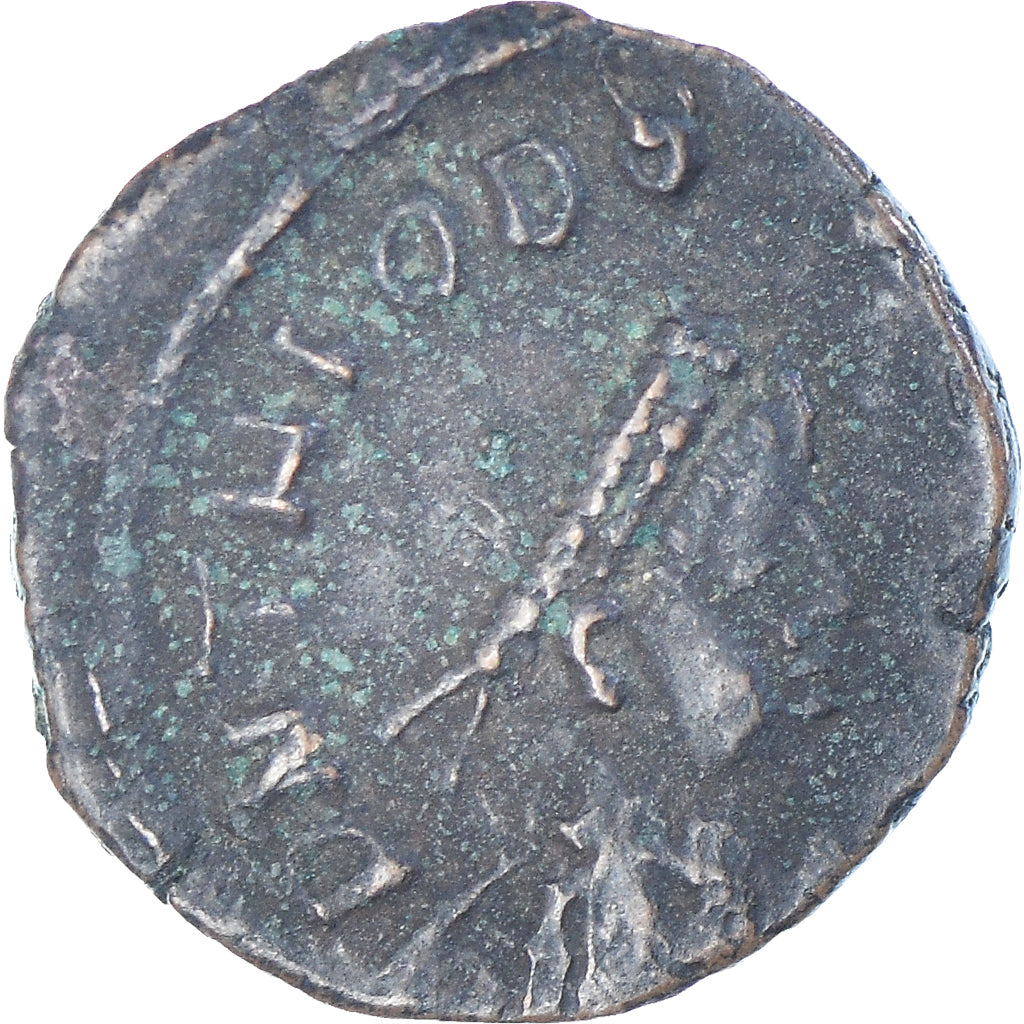 Coin, Theodosius I, Follis, 379-395, Uncertain Mint, EF(40-45), Bronze