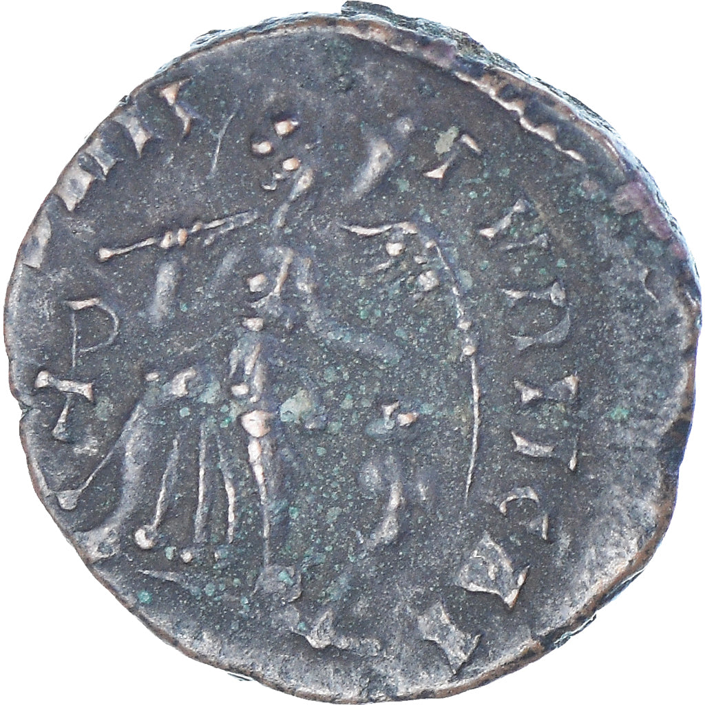 Coin, Theodosius I, Follis, 379-395, Uncertain Mint, EF(40-45), Bronze