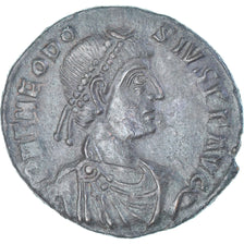 Moneda, Theodosius I, Follis, 378-383, Siscia, MBC+, Bronce, RIC:26c