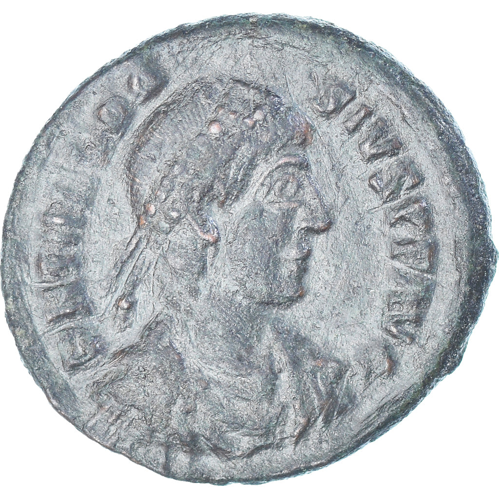 Münze, Theodosius I, Follis, 378-383, Siscia, SS, Bronze, RIC:27d