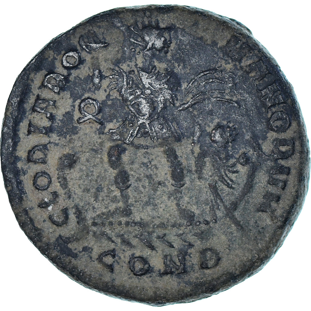 Monnaie, Theodosius I, Follis, 378-383, Constantinople, TTB+, Bronze, RIC:52c