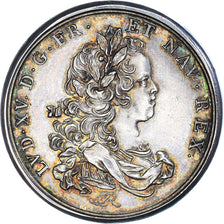 France, Token, Louis XV, Majorité du Roi, 1723, Extremely rare, MS(60-62)