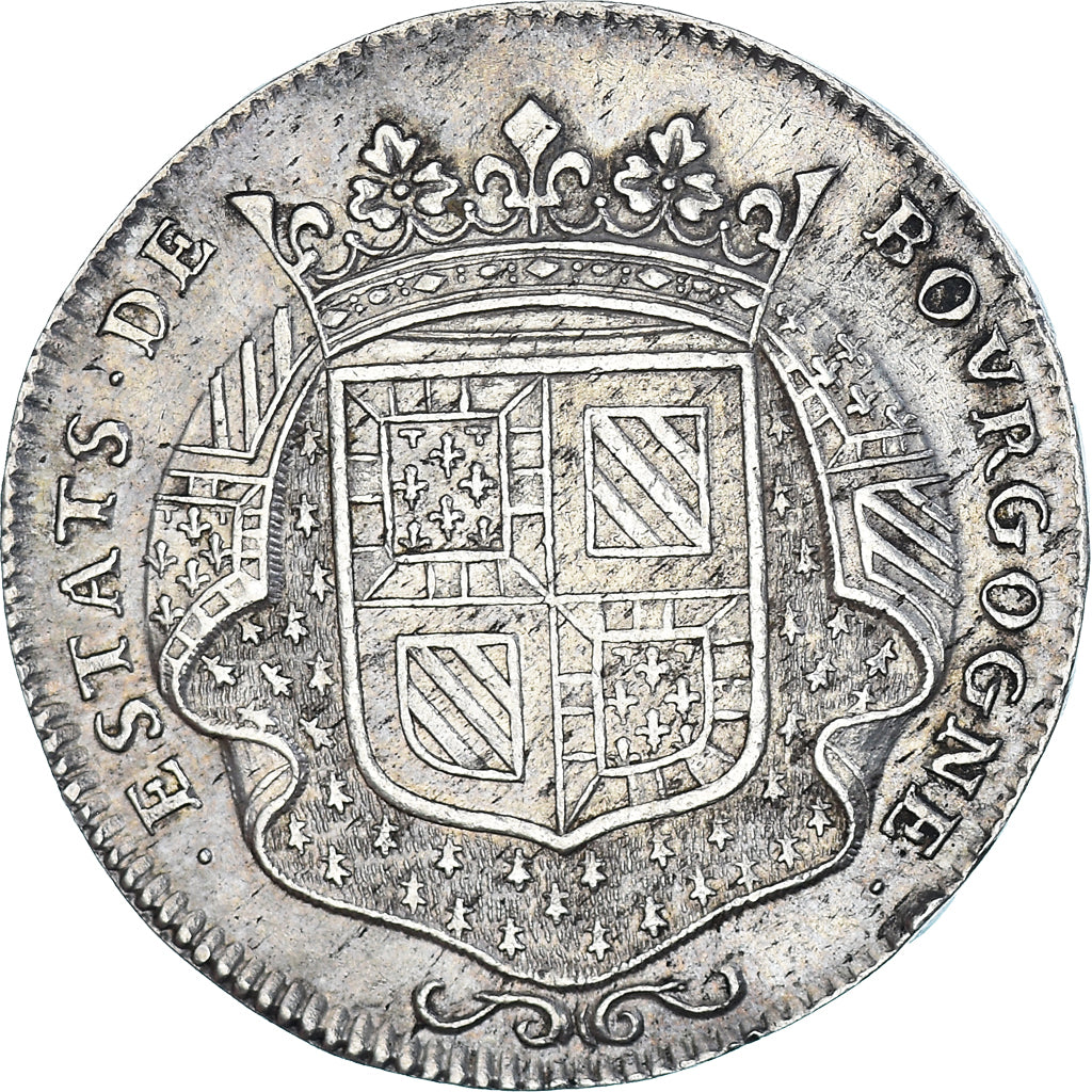 Frankreich, betaalpenning, Bourgogne, La paix retrouvée, 1688, SS+, Silber