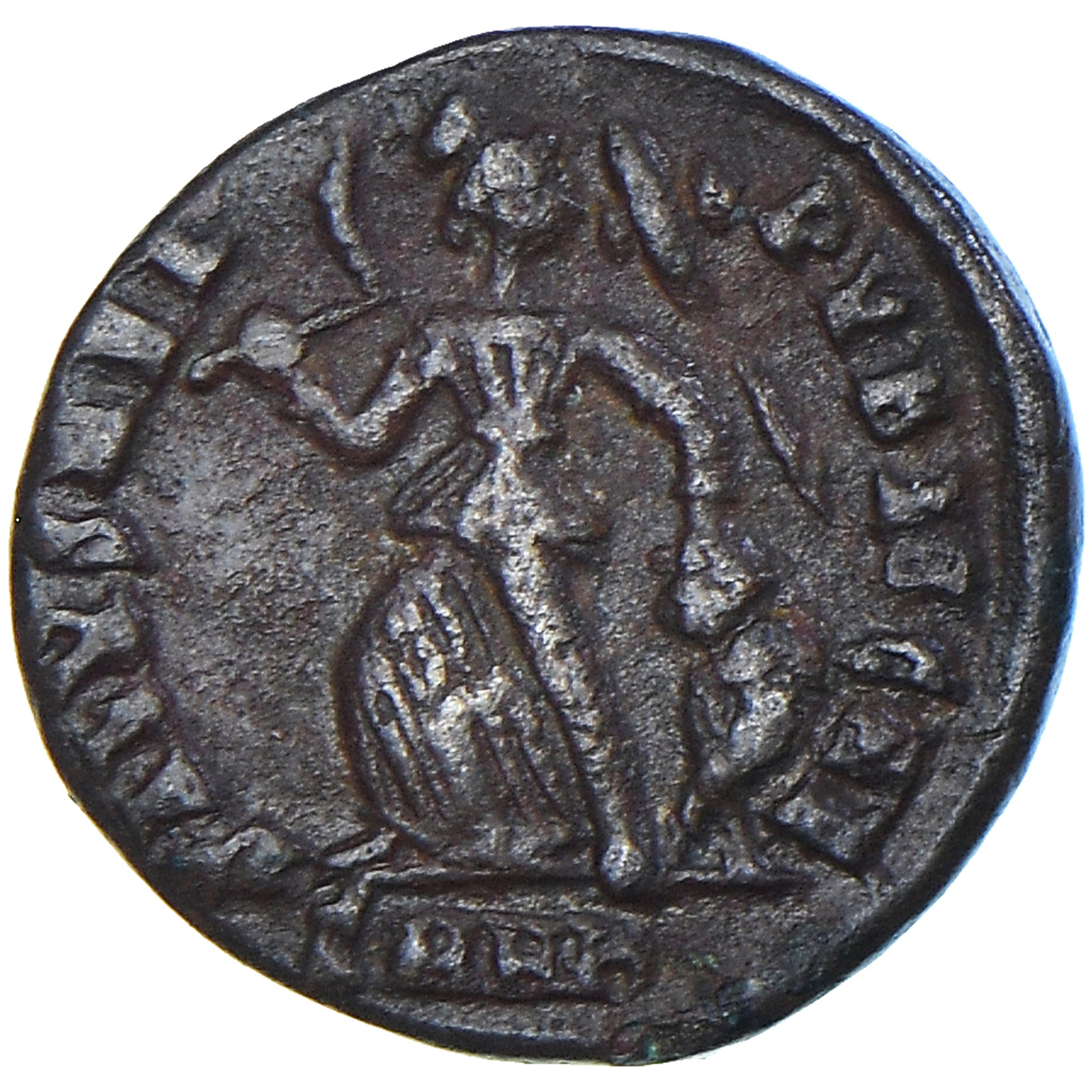 Coin, Theodosius I, Follis, 379-395, Heraclea, VF(30-35), Bronze