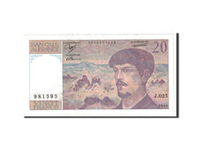 France, 20 Francs, 1989, KM:151c, Undated, AU(50-53), Fayette:66.10
