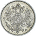 Coin, Finland, Nicholas II, 25 Penniä, 1917, Helsinki, MS(60-62), Silver
