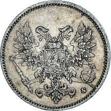 Coin, Finland, Nicholas II, 25 Penniä, 1917, Helsinki, MS(60-62), Silver, KM:19